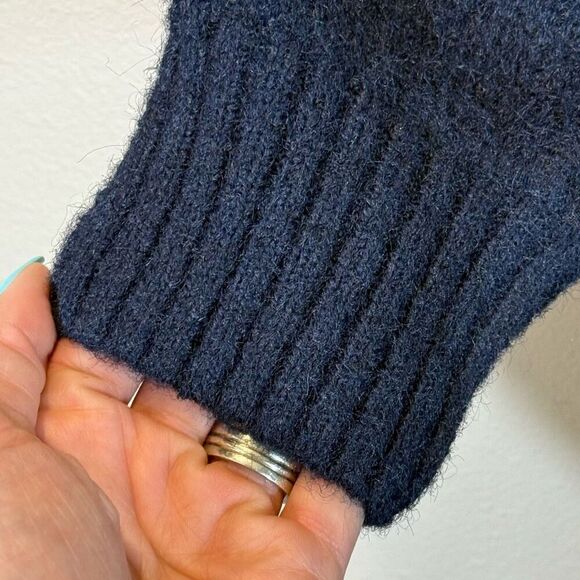 NWT Meshki Wool Blend Drop Shoulder Scoop Neck Sweater Mini Dress Women’s Medium - Picture 4 of 12